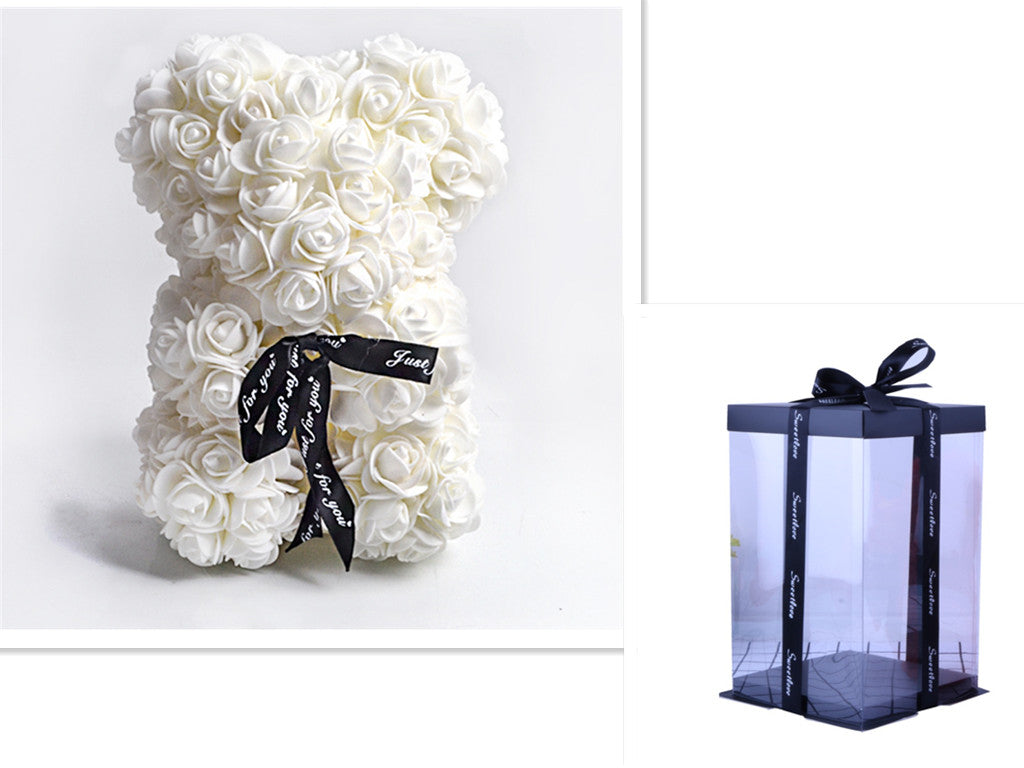Hand Made Flower Bear