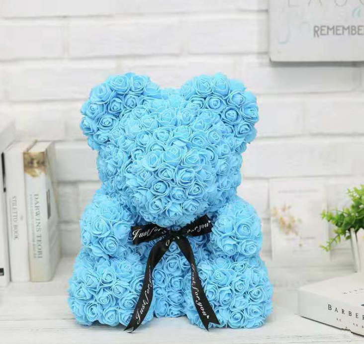 Hand Made Flower Bear