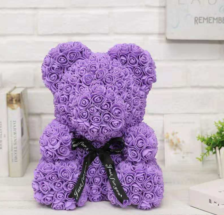 Hand Made Flower Bear