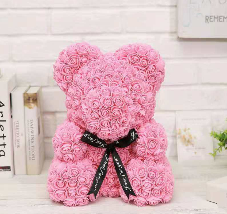 Hand Made Flower Bear