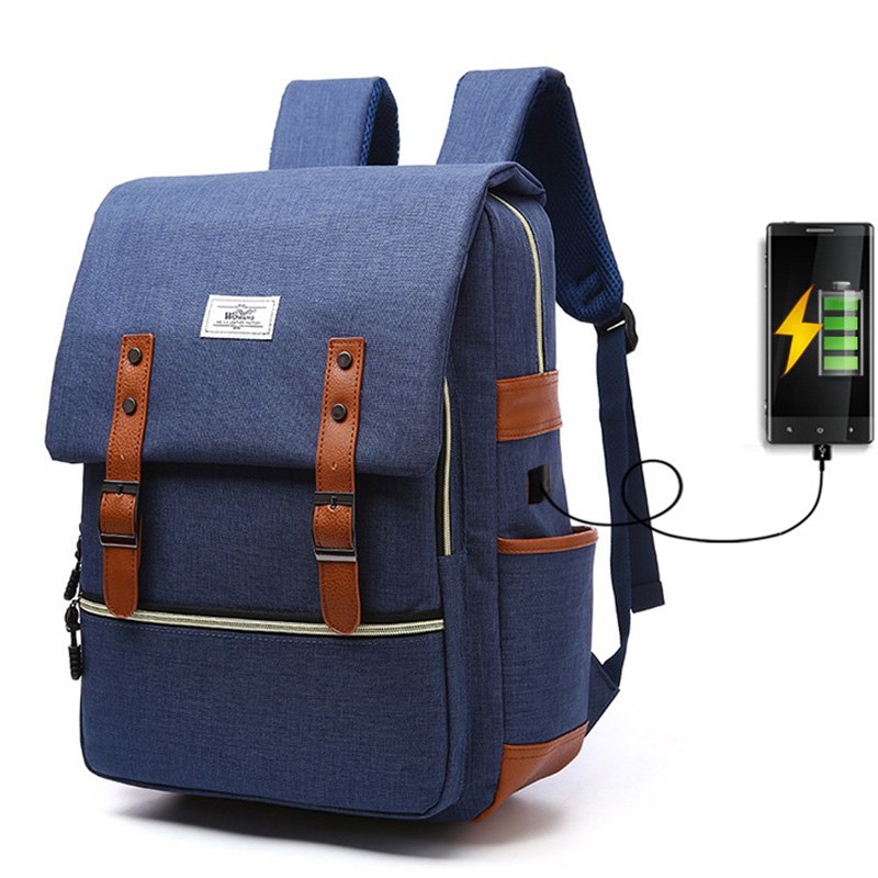 Vintage men/women canvas backpacks