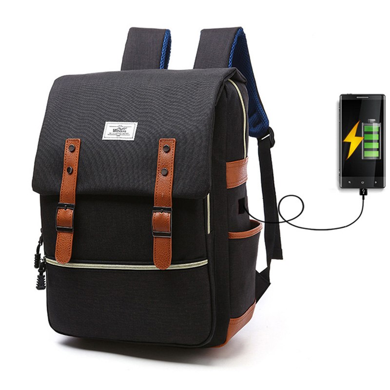Vintage men/women canvas backpacks