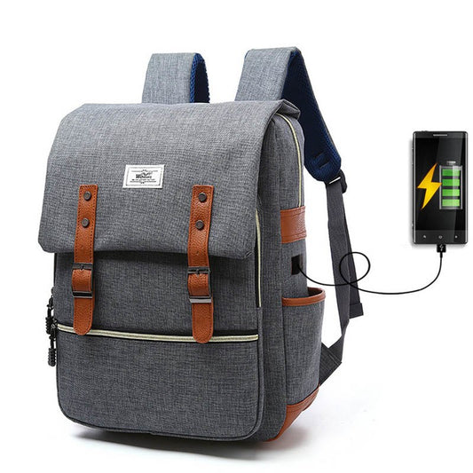 Vintage men/women canvas backpacks