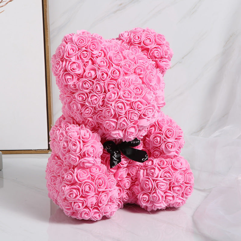 Hand Made Flower Bear