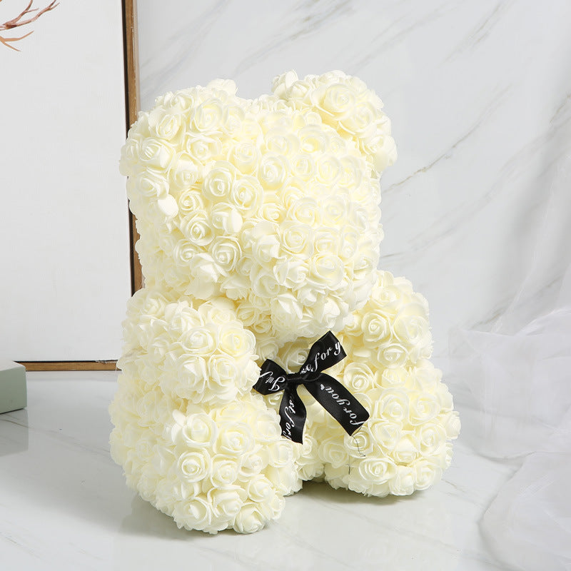 Hand Made Flower Bear