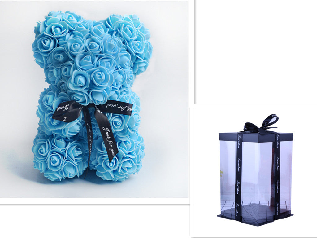 Hand Made Flower Bear