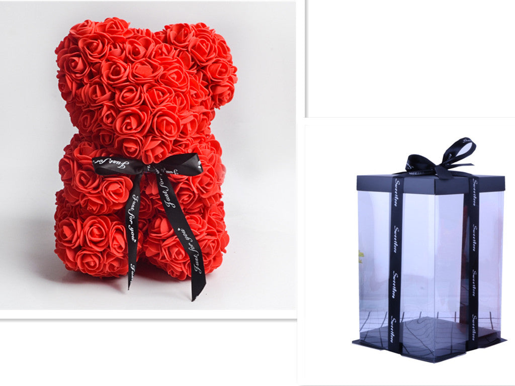 Hand Made Flower Bear