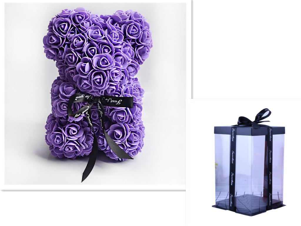 Hand Made Flower Bear